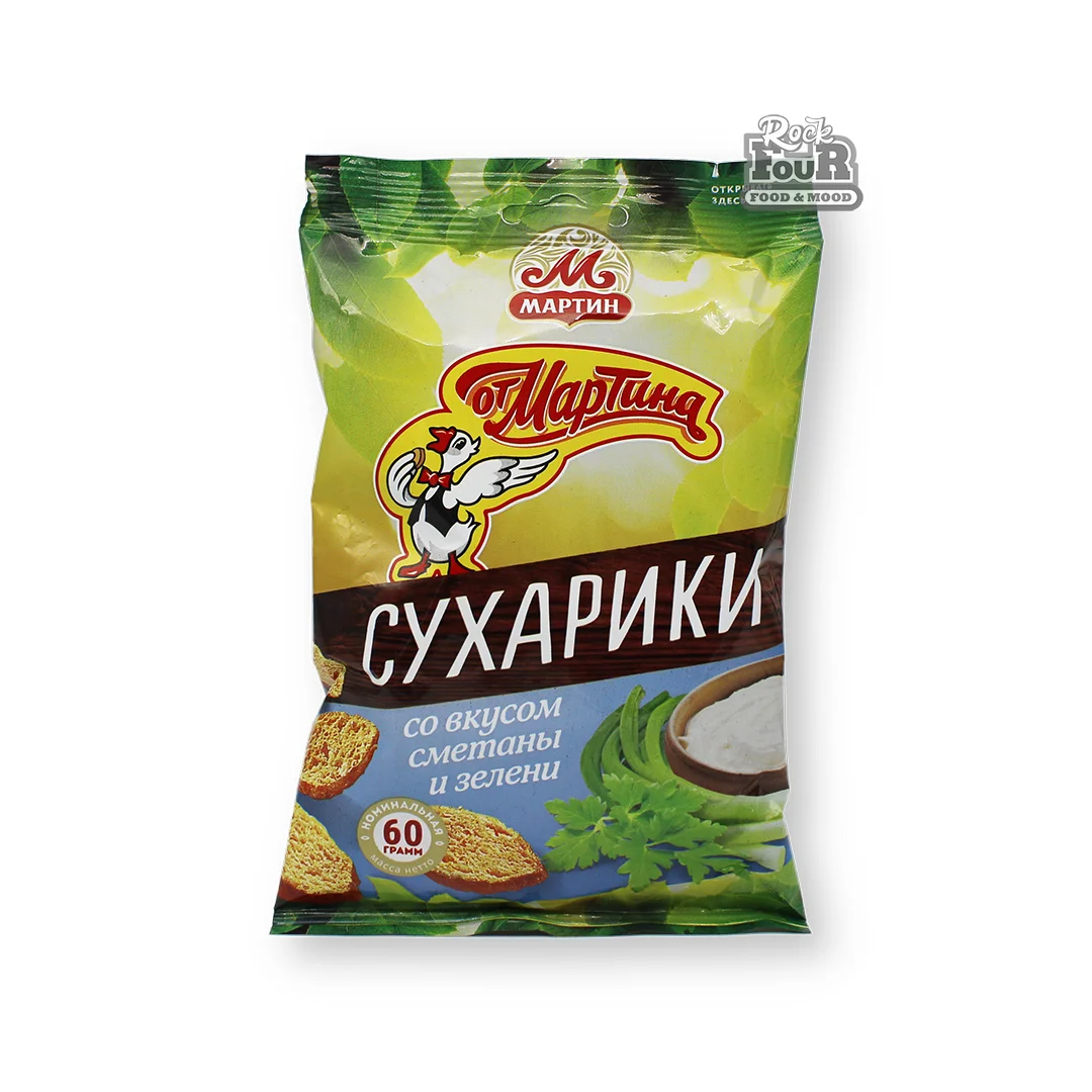 Croutons with sour cream and herbs flavor "Ot Martina" 60g